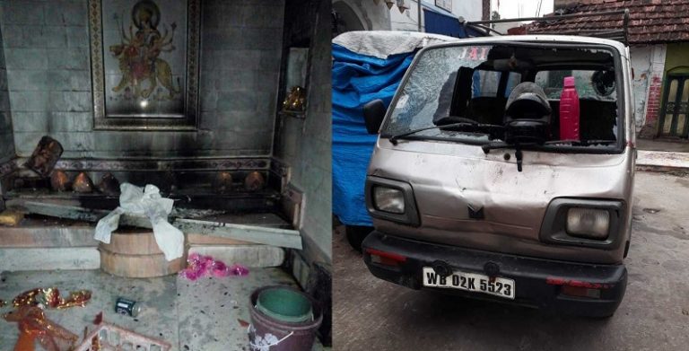 हमारे घर और मंदिर जलाए जा रहे, पश्चिम बंगाल पुलिस उलटा हमें ही मार रही: तेलिनीपाड़ा के हिन्दुओं ने सुनाई व्यथा