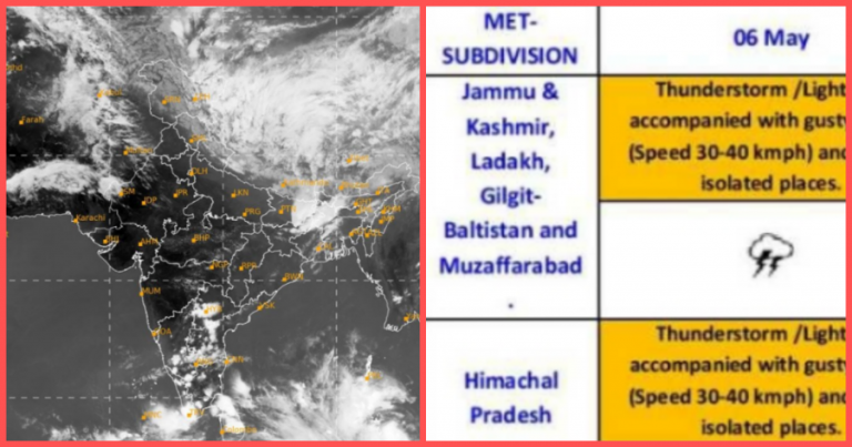 Pok पर पाक को इशारा: गिलगित-बाल्टिस्तान और मुजफ्फराबाद का हाल बता रहा भारत का मौसम विभाग