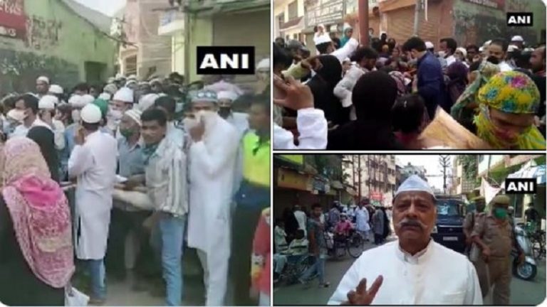 हॉटस्पॉट में सपा MLA इकराम कुरैशी ने बाँटा राशन, कहा- भीड़ इकट्ठा हो जाए तो मैं क्या करूँ