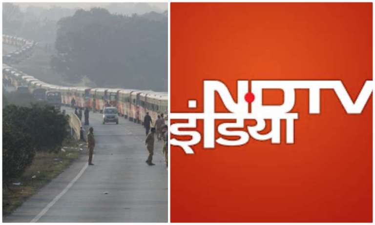 NDTV पत्रकार ने ‘प्रियंका गाँधी के 1000 बस’ के नाम पर शेयर की कुंभ मेले के बसों की तस्वीर