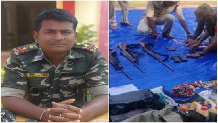 छत्तीसगढ़: मदनवाड़ा में मुठभेड़ के बीच 4 नक्सलियों को ढेर कर वीरगति को प्राप्त हुए थाना प्रभारी