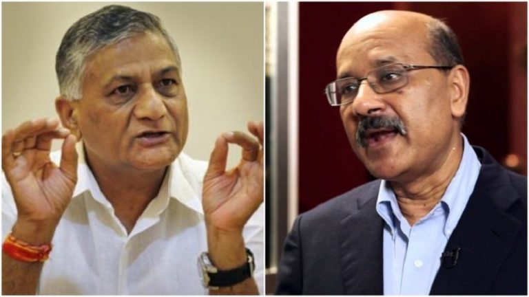 मोदी सरकार के खिलाफ फेक न्यूज फैलाने की सलाह देने पर केंद्रीय मंत्री वीके सिंह ने लगाई शेखर ‘कूप्ता’ को लताड़, कहा- बिका हुआ