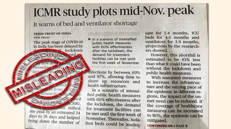 नवंबर में दिखेगा कोरोना का सबसे भीषण रूप: अब ICMR के हवाले से मीडिया ने किया डर का धंधा