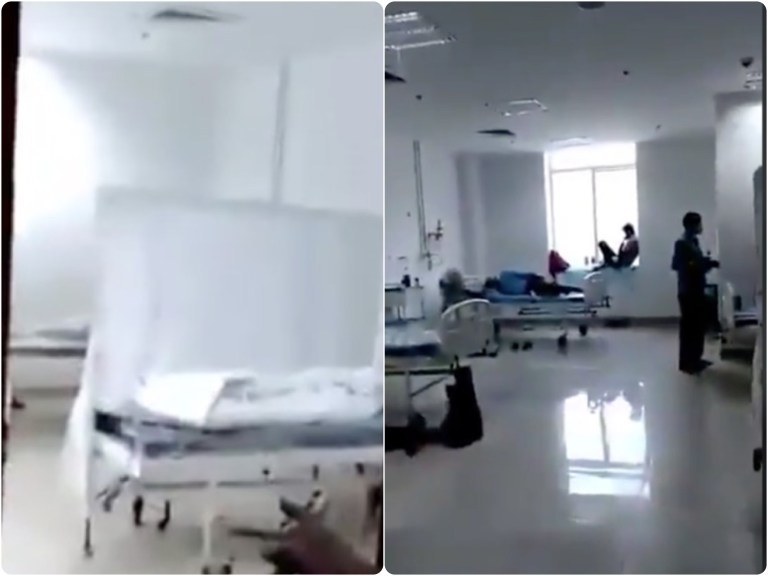 दिल्ली के अस्पताल में लावारिस हालत में पड़े शवों के बीच चल रहा कोरोना मरीजों का इलाज, भाजपा नेता ने दिखाई हकीकत