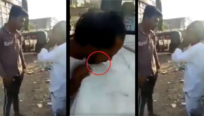 गुजरात थूक चाट वीडियो वायरल