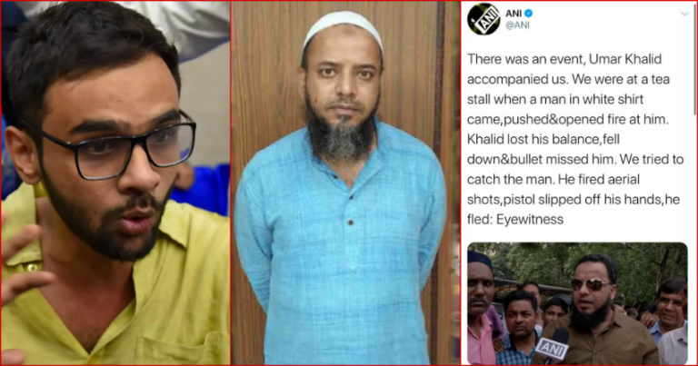 उमर खालिद पर गोली चलने का अकेला चश्मदीद भी यही खालिद सैफ़ी था, जो आज दिल्ली दंगो की साजिश में हुआ गिरफ्तार