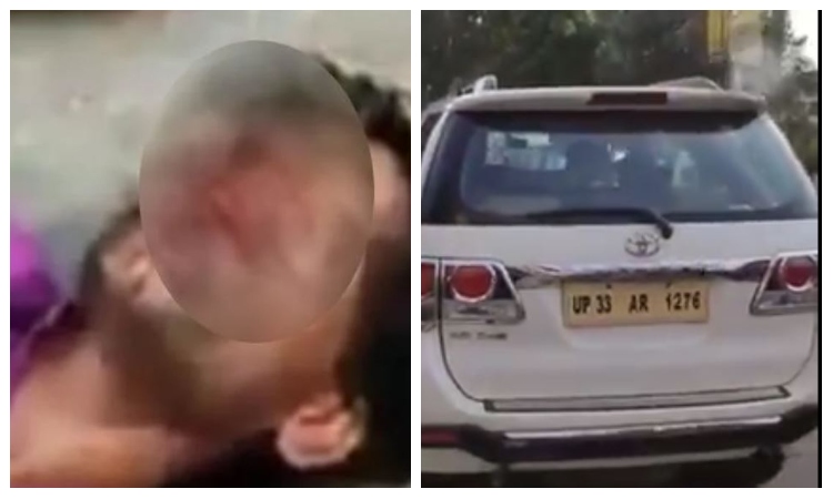 सपा MLA के गनर ने रिक्शा चालक को बेरहमी से पीटा, सड़क पर तड़पते पीड़ित का वीडियो वायरल