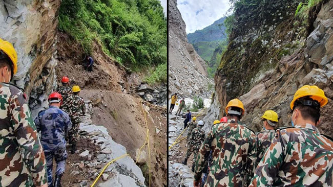 नेपाली सेना की वर्दी में चीनी दल