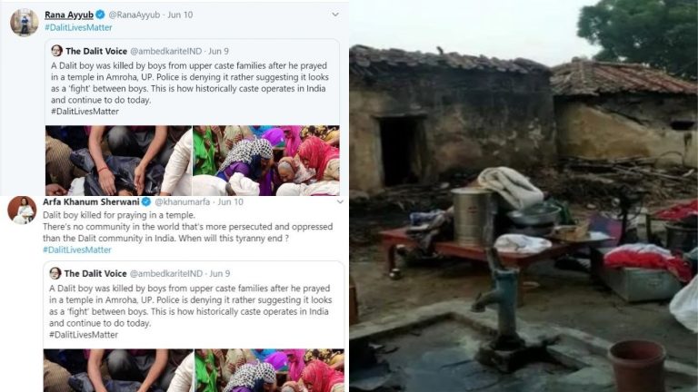 अमरोहा में दलित हत्या पर छाती पीटने वाले जौनपुर में दलितों के गाँव फूँके जाने पर चुप क्यों हैं?