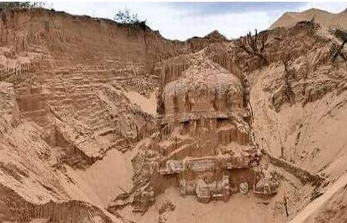 नदी से निकाल रहे थे रेत, निकला ऐतिहासिक शिव मंदिर: भगवान परशुराम से इस मंदिर के अभिषेक का अनुमान