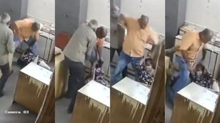 मास्क के लिए टोकने पर दिव्यांग महिला कर्मचारी पर अधिकारी ने किया हमला, वीडियो वायरल होने पर FIR दर्ज