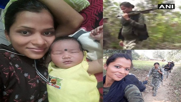 गर्भवती होते हुए भी नक्सलियों से मोर्चा लेने वाली कमांडो सुनैना पटेल ने बेटी को दिया जन्म