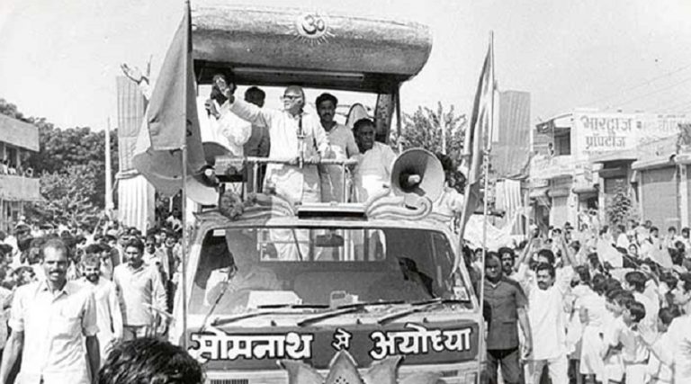 आडवाणी का ऐतिहासिक वीडियो, जिसके बाद ‘बच्चा-बच्चा राम का, जन्मभूमि के काम का’ नारा बना जन आंदोलन