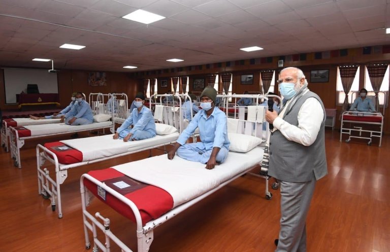 कॉन्ग्रेस नेताओं और भाजपा विरोधियों ने फर्जी खबरें फैलाईं: PM मोदी की लेह सैन्य अस्पताल विजिट को कहा दिखावा, ये रहा सच