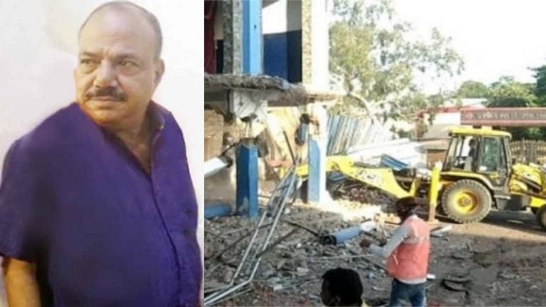 UP के बाद अब MP में चला बुल्डोजर: बच्चियों संग रेप आरोपित प्यारे मियाँ का मैरिज हॉल ध्वस्त
