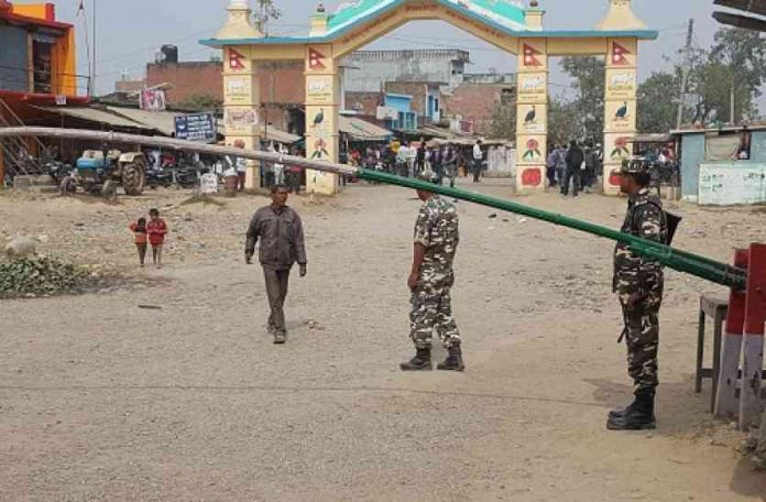 भारत नेपाल सीमा पर तनाव