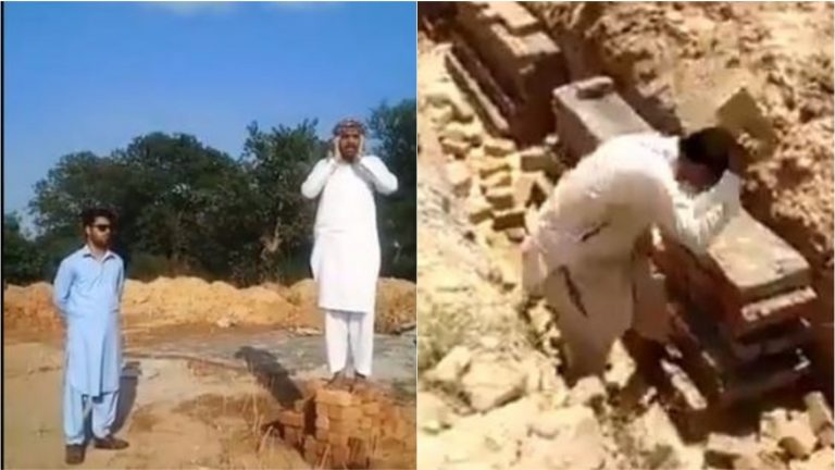 हिंदू मंदिर की नींव उखाड़ कर खुलेआम दी जा रही वहाँ से अजान, Video आते ही हुआ वायरल