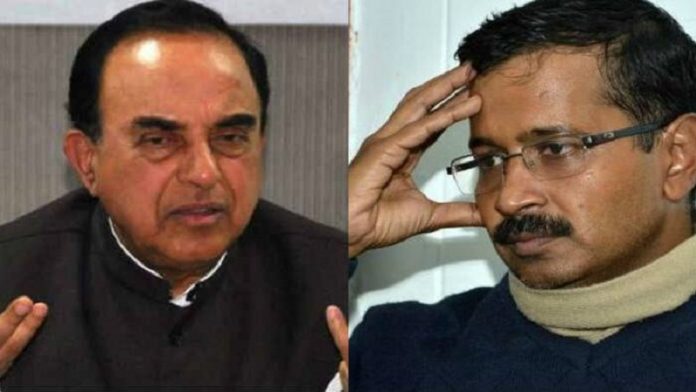 सुब्रमण्यम स्वामी-केजरीवाल