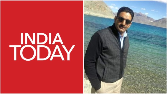 इंडिया टुडे के पत्रकार का फ़र्ज़ी नैरेटिव