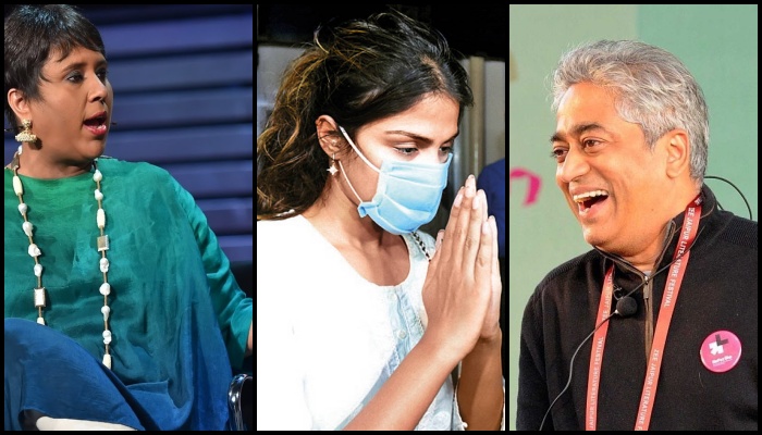 रिया के इंटरव्यू से भड़की बरखा: राजदीप को बताया सिजोफ्रेनिक, कहा- दिन में कुछ कहते हैं, रात को कुछ और करते हैं
