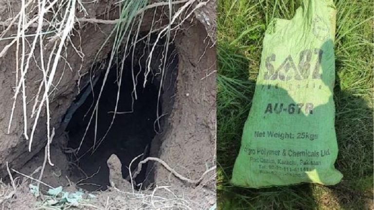 BSF ने भारत-पाक बॉर्डर पर पकड़ी 150 गज लंबी सुरंग, सैंडबैग पर लिखा मिला ‘कराची’: पाकिस्तान से शुरू होकर सांबा में होती है समाप्त