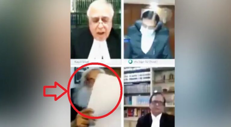 कैमरा के आगे पेपर रख हुक्का पीने लगे सीनियर वकील धवन: राजस्थान HC में BSP MLA मामले की चल रही थी वर्चुअल सुनवाई, देखें वीडियो