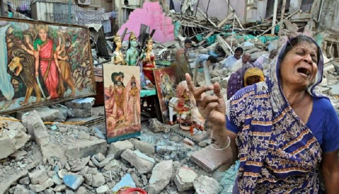 बाबरी ध्वस्त हिंदू मंदिर