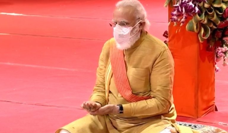 ‘ये भारत का सौभाग्य है कि भारत माता ने अपने सपूत नरेंद्र दामोदर दास मोदी को इस कार्य के लिए चुना’