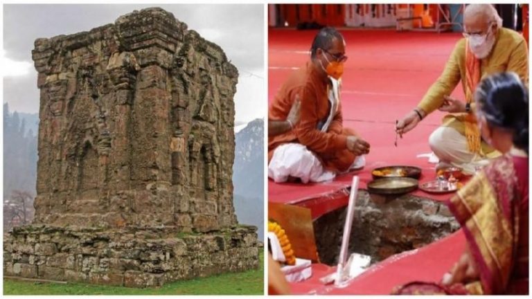 POK स्थित शारदा पीठ की मिट्टी भी अयोध्या भूमिपूजन के लिए पहुँची: हनुमान की जन्मस्थली के दम्पति का कमाल