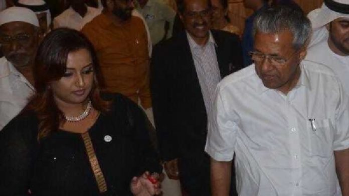 स्वप्ना सुरेश, पिनराई विजयन