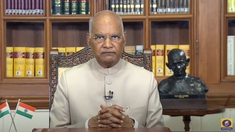 स्वतंत्रता दिवस की पूर्व संध्या पर राष्ट्रपति ने देश को किया संबोधित, गलवान के बलिदानियों को किया याद