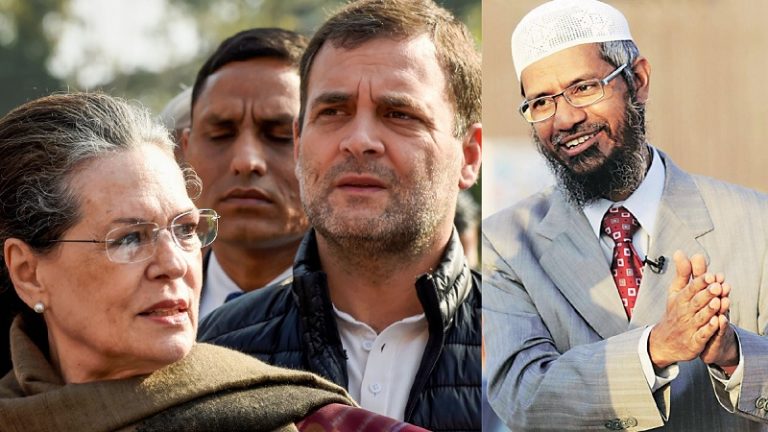 जाकिर नाइक ने राजीव गाँधी ट्रस्ट को दिए ₹50 लाख, भगोड़े चोकसी से मिले थे ₹10 लाख: कॉन्ग्रेस पर बीजेपी का बड़ा आरोप