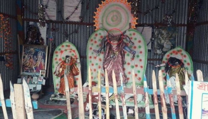 बांग्लादेश गाजीपुर काली मंदिर हमला