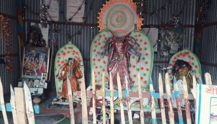 बांग्लादेश: गाजीपुर के काली मंदिर पर रात में हमला, देवी-देवताओं की मूर्तियों को तोड़ा गया, उनके सिर जमीन पर पड़े मिले