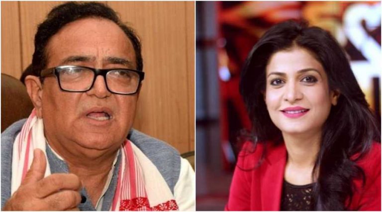 ‘बार डांसर’ शब्द से बौखलाए कॉन्ग्रेस के पूर्व मंत्री, पत्रकार अंजना ओम कश्यप को बताया ‘बेशर्म’