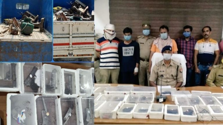 गालिब खाँ, नावेद, रिजवान, रहीमुद्दीन कर रहे थे अवैध तमंचे-पिस्टल का निर्माण: UP पुलिस के साथ मुठभेड़ में हुए गिरफ्तार