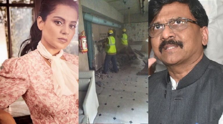 कंगना रनौत के ऑफिस को तोड़ने का काम चालू, ट्वीट कर दिखाया ‘महाराष्ट्र सरकार के गुंडों’ का काम