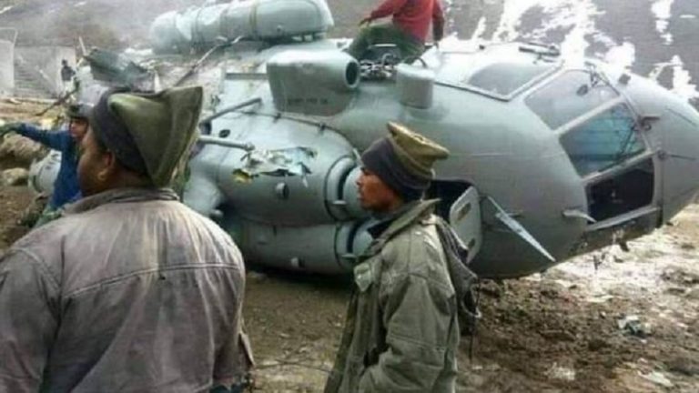 ‘लद्दाख में क्रैश हुआ भारत का Mi-17’ – चीन की गोदी में खेल रहे पाकिस्तानी पत्रकार, फैला रहे फर्जी खबर