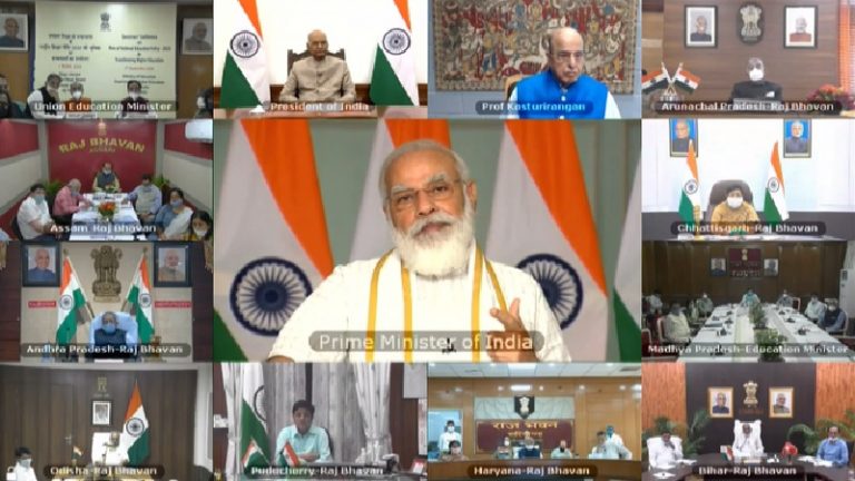 नॉलेज इकॉनमी बनेगा भारत, खुलेंगे अंतरराष्ट्रीय संस्थानों के कैम्पस: गवर्नर्स कॉन्फ्रेंस में बोले PM मोदी