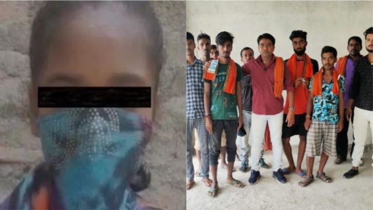 ‘चमा$# कब तक बचेगी’ – अलाउद्दीन ने की छेड़छाड़, पुलिस ने पीड़िता के ही परिजनों को किया गिरफ्तार, बजरंग दल का प्रदर्शन