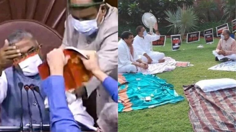 लोकतंत्र के मंदिर से होता खिलवाड़, क्या उपवास के बहाने ही सही विपक्ष करेगा गाँधी को याद?