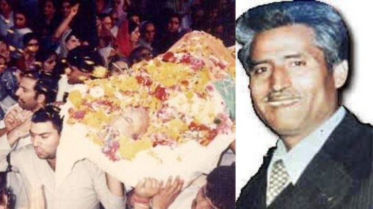 टीका लाल टपलू की हत्या और कश्मीरी पंडितों को भगाने के लिए नारा – ‘जलजला आया है कुफ्र के मैदान में, लो मुजाहिद आ गए मैदान में’