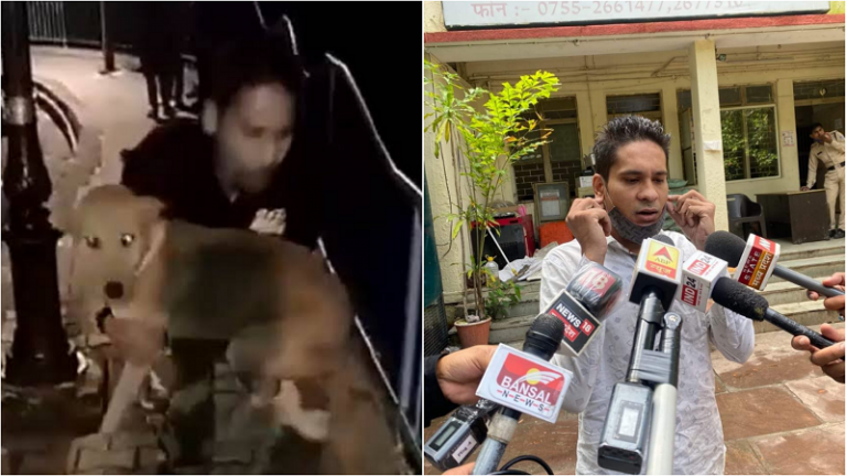 कुत्ते को झील में फेंकने वाला सलमान खान गिरफ्तार, पुलिस के डर से दोस्त के घर में छिपा था
