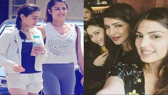 रिया चक्रवर्ती, सारा अली खान