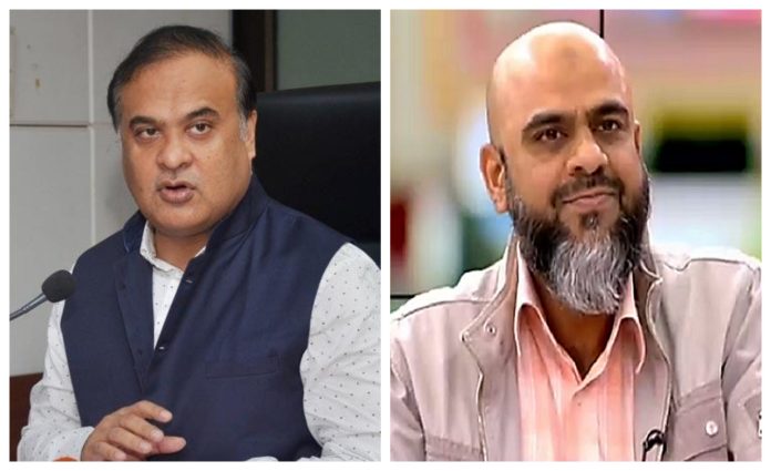 राज्य शिक्षा मंत्री हिमांत विश्व शर्मा/ 'इस्लामिक स्कॉलर' अतीक उर रहमान