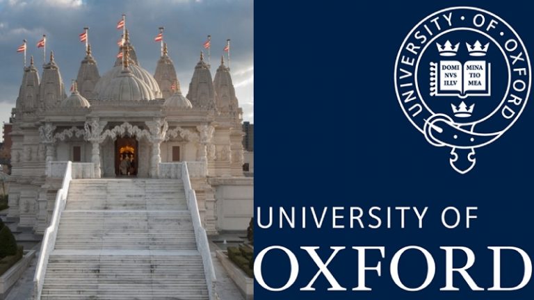 कोरोना के इलाज के लिए Oxford यूनिवर्सिटी ने स्वामीनारायण मंदिर से मिलाया हाथ, बोला धन्यवाद