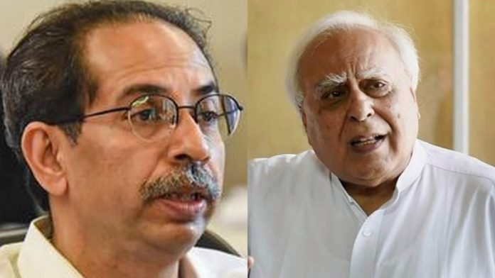 कपिल सिब्बल, उद्धव, महाराष्ट्र सरकार
