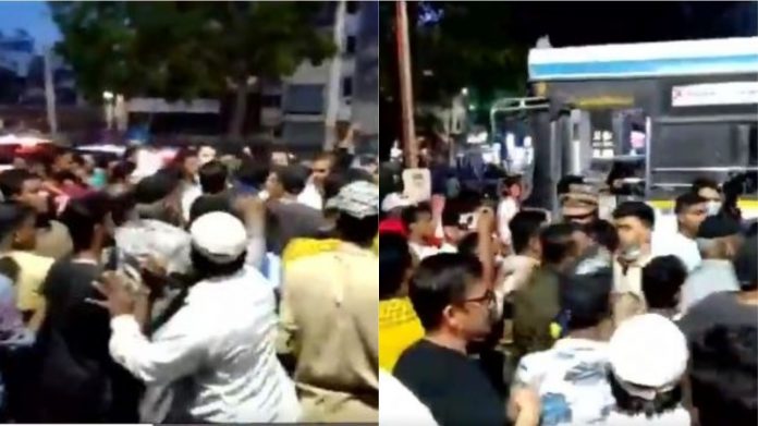 कॉन्ग्रेस नेता और aimim नेता