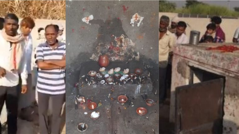 मंदिर तोड़ कर मूर्ति तोड़ी… नवरात्र की पूजा नहीं होने दी: मेवात की घटना, पुलिस ने कहा – ‘सिर्फ मूर्ति चोरी हुई है’