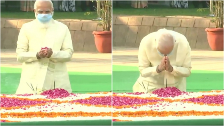PM मोदी ने महात्मा गाँधी और शास्त्री जी को दी श्रद्धांजलि, कहा- बापू के आदर्श समृद्ध, दयालु भारत बनाने में मदद करेंगे